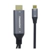 Kabel HDMI2.0 na USB-C pro monitory s USB-C konektorem, 4K@60Hz,1080p Aluminium 2m