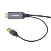 Kabel HDMI2.0 na USB-C pro monitory s USB-C konektorem, 4K@60Hz,1080p Aluminium 2m