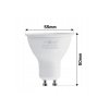LED žárovka GU10 - 10W - 900lm - teplá bílá