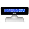 Virtuos zákaznický displej Virtuos FL-2025MB 2x20, USB, bílý