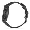 Garmin fenix® E – 47 mm, AMOLED, Slate grey steel / Černý silikonový řemínek, EU
