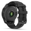 Garmin fenix® E – 47 mm, AMOLED, Slate grey steel / Černý silikonový řemínek, EU