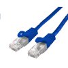C-TECH Kabel patchcord Cat6, UTP, modrý, 1m