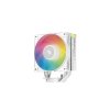 DEEPCOOL CPU Chladič AG400 WH ARGB V2, 1x120mm, LGA1851, AM5, bílá