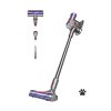 BAZAR - Dyson V8 Advanced silver/nickel tyčový vysavač - Poškozený obal (Komplet)