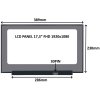 LCD PANEL 17,3'' FHD 1920x1080 30PIN MATNÝ IPS / BEZ ÚCHYTŮ