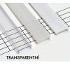 Transparentní difuzor KLIK pro profily A, B, C, 1m