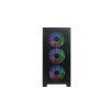 Cooler Master case Elite 302, Průhledná bočnice, mATX, 3x 120mm ARGB Fan, černá