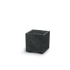 Květináč Prosperplast SIERRA SQUARE beton effect 38,5 cm černý beton
