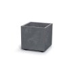 Květináč Prosperplast SIERRA SQUARE beton effect 38,5 cm šedý