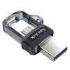 SanDisk Flash Disk 128GB Dual USB Drive m3.0 Ultra, OTG