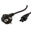 Kabel síťový 3pinový 1.8m (trojlístek), pro notebooky, 230V/2,5A