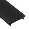 Kryt stínidla pro LED profil A, B, C, D, Y, Z 1M Černá maska Lumines