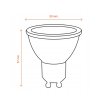 LED žárovka Gu10 10W 800lm neutrální bílá 4000K