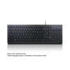LENOVO klávesnice Essential/Drátové USB-A/CZ-SK layout/Černá