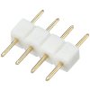 Vidlicový konektor pro RGB LED pásky, 4pinový, bílý