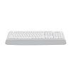 A4tech FK20, multimediální kancelářská klávesnice, CZ/US, USB, bílá