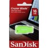 SanDisk Flash Disk 16GB Cruzer Blade, USB 2.0, zelená