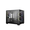 DEEPCOOL Case CG330 3F, mATX, Průhledná bočnice, 3x120mm ARGB Fan, černá