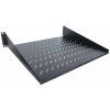 Intellinet police do racku 19", Fixed Shelf, 2U, 400mm depth, Front mounting, max load 25kg, Black