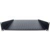 Intellinet police do racku 19", Fixed Shelf, 2U, 400mm depth, Front mounting, max load 25kg, Black