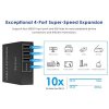 PremiumCord 4-port USB 3.2 5Gbps extender po Cat5/Cat5e/Cat6 do 100m