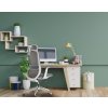 Ergonomická kancelářská židle BESSEL šedý plast, světle šedá
