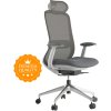 Ergonomická kancelářská židle BESSEL šedý plast, světle šedá
