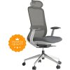 Ergonomická kancelářská židle BESSEL šedý plast, světle šedá