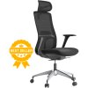 Ergonomická kancelářská židle WISDOM, černá