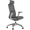 Ergonomická kancelářská židle WISDOM, šedý plast, světle šedá