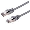 C-TECH Kabel patchcord Cat6a, S/FTP, šedý, 5m