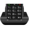 EVOLVEO EasyPhone, mobilní telefon pro seniory s nabíjecím stojánkem, černá