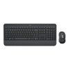 Logitech klávesnice s myší Wireless MK650 Signature - bezdrátová/Logitech bolt/Bluetooth/ CZ/SK/Graphitová