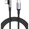 SWISSTEN TEXTILNÍ DATOVÝ KABEL ARCADE USB-C / USB-C 2 M, 5A (100W) PRO NOTEBOOKY ČERNÝ