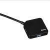 USB hub Hama USB 3.0 na 4x USB 3.0 , černý