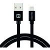 SWISSTEN kabel TEXTILE USB / USB-C 1,5 M BÍLÝ