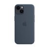 Apple iPhone 14 Silicone Case with MagSafe-Storm Blue