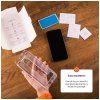 Tvrzené sklo FIXED Armor s Anti-dust aplikátorem a AR vrstvou pro Apple iPhone 15/iPhone 16, černé