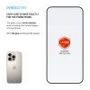 Tvrzené sklo FIXED Armor s Anti-dust aplikátorem a AR vrstvou pro Apple iPhone 16 Pro, černé