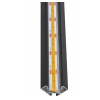 48820 3 48820 3 led hlinikovy profil rohovy 2m cerny sada