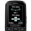 EVOLVEO EasyPhone EG, telefon pro seniory, nabíjecí stojánek a adaptér, černý