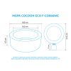 Bazén vířivý MSPA COCOON-ECO F-CO066WE