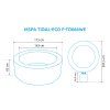 Bazén vířivý MSPA TIDAL-ECO F-TD066WE
