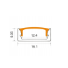 52459 1 prisazeny led profil cerny cerne stinidlo 1m