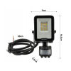 52699 1 led reflektor philips 10w 1200lm cct s pohybovym senzorem