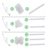 54358 3 x led sestihranny konektor