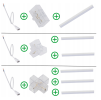 54364 5 y led sestihranny t konektor