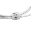 Datový a nabíjecí kabel FIXED s konektory USB/Lightning, 1 metr, MFI certifikace, bílý