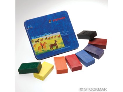Voskové bločky, sada 8 ks, standard mix